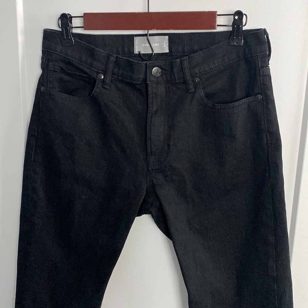 Everlane Black Straight Ankle Jeans EUC - Picture 3 of 10